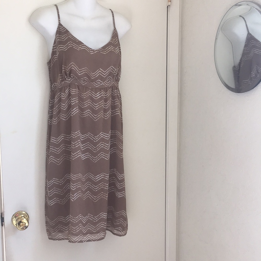 Chevron print dress